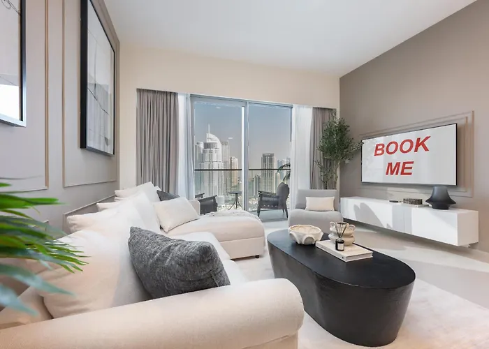 Cozy 2-Bedroom Apartment Perfect For Family In Downtown With Burj Khalifa Views